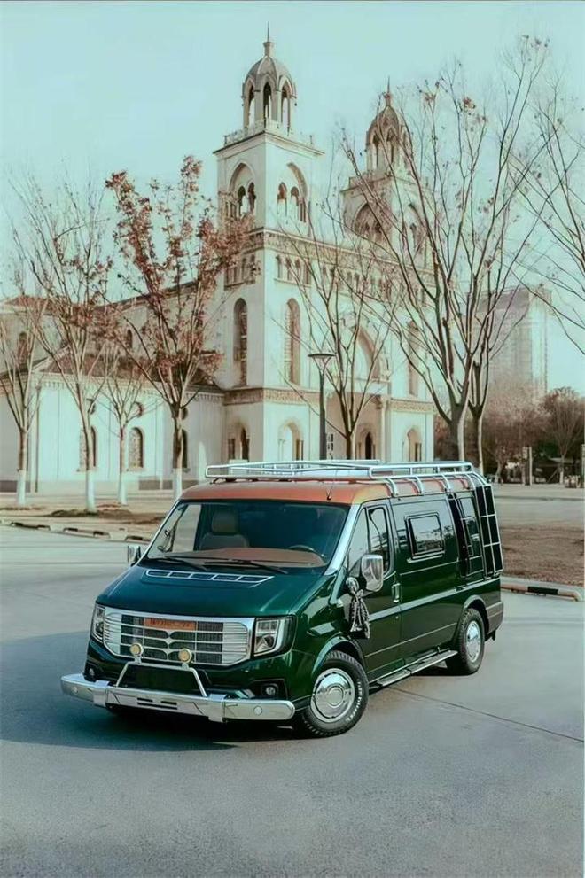 威尔露营车福顺JMC好看配置又高新葡京网上赌场复古风的宿营车沃森(图1)